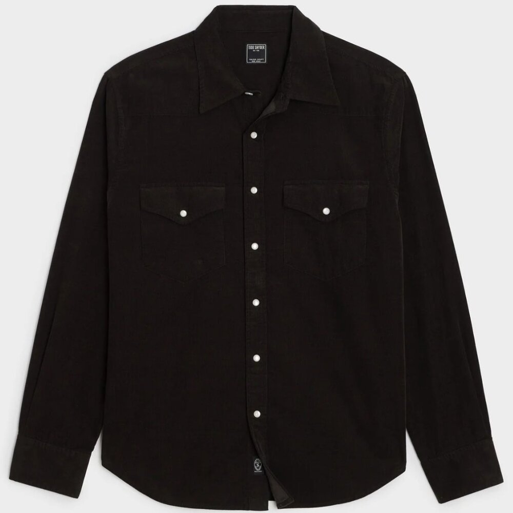 NWOT Todd Snyder Corduroy Western Shirt